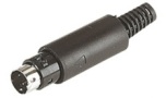 7 Way Mini DIN Line Plug