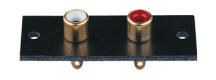 1 Pair Phono Sockets on mounting plate