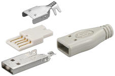 USB Plug (Solder Terminals)