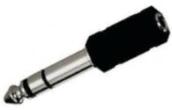 6.35mm Stereo Plug - 3.5mm Mono Socket Adaptor