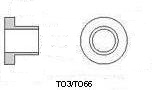 T03/TO66 Plastic Mounting Bush