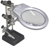 Helping Hands with magnifying glass, Soldering Iron Stand and Light