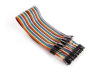 40 Way Coloured Ribbon Cable Male - Male