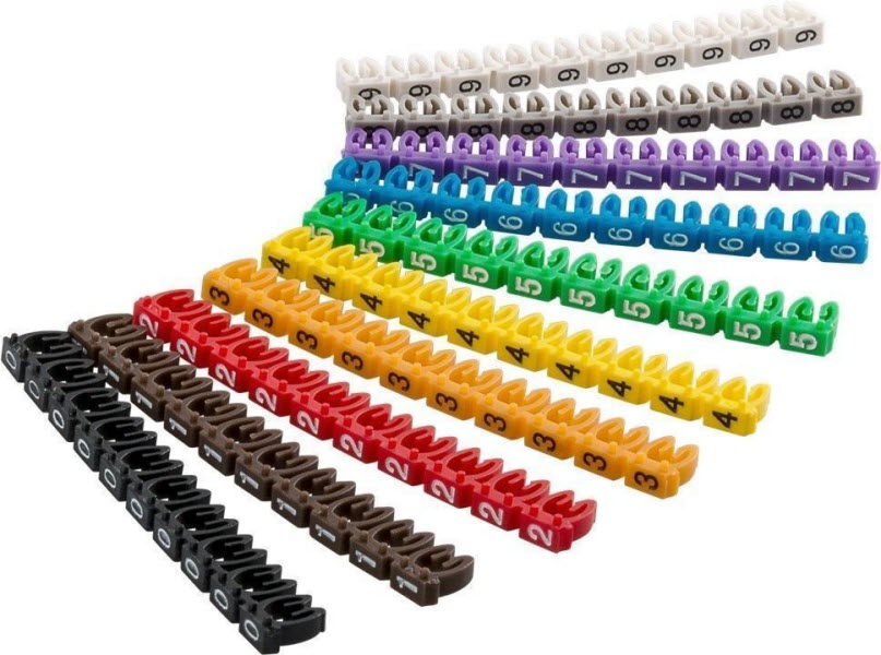 Cable Markers, 09 for 1.5 2.5mmØ cables