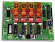 Cebek 4-Channel Relay Extension Unit