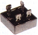 Bridge Rectifier with Spade Terminals