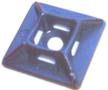 Square Cable Tie Base Black