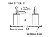 Self Adhesive PCB Support 5mm High