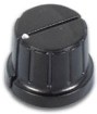 Control Knob, Black with white dot