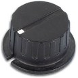 Control Knob, Black with white dot