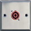 1 x Speakon Socket Wall Outlet Plate