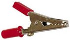 Crocodile Clip, screw terminal - Red