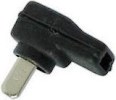 2 Pin DIN 90 Low Profile Car Plug - Solder