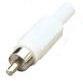 White Plastic Phono Plug