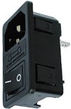 IEC Inlet Socket with Fuse and Switch