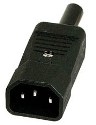 3 Pin IEC In-Line Plug