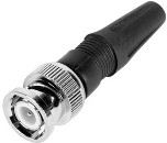 BNC 75R Line plug - Screw