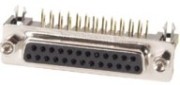 25 Way D Socket (Female) - PCB 90