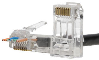 RJ45 Plug - Stranded Cable