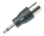 3.5mm Mono Plug - Co-Axial Socket Adaptor