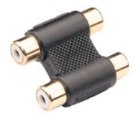 Twin Phono Socket - Twin Phono Socket Adaptor