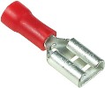 6.3 x 0.8 Female Crimp - Red Insulated