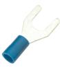 3.0mm (6BA) Fork Crimp - Blue Insulated