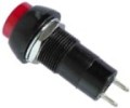 Round Momentary Push Switch - Red