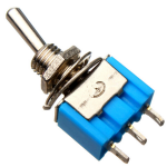 SPST On - Off - (On) Miniature Toggle Switch - Solder