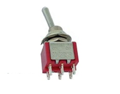 Hi Q 28V Miniature Toggle Switch SPDT Center Off Hi Quality PCB Right Angle EW12