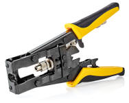 Crimping tool for compression F, BNC, TV Co-Axial connectors