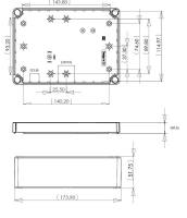 ABS Box with DIN Rail