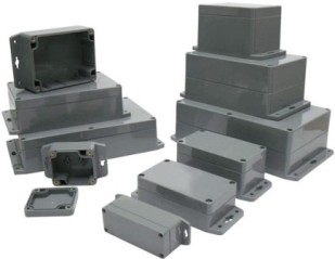 Sealed ABS Boxes with mounting flange