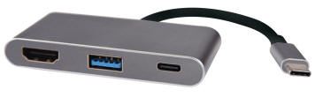 3 Port Slim USB3.0 Type-C Hub
