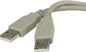 USB lead "A" to "A" lead