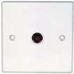 Single Co-Axial Flush Outlet Plate
