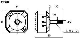 AT-52H Dimensions