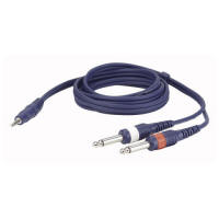 3.5mm Stereo Jack Plug - 2 x " Mono Jack Plugs