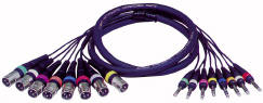 XLR Plugs - Stereo Jack Plugs Studio Snake