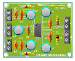 Paradigm TDA2822 Headphone Amplifier kit