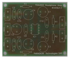 TDA2822 Ultra SE Headphone Amplifier PCB