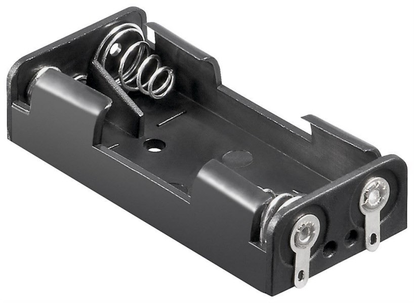 2 x AAA Cell Battery Holder, Solder tag 010024