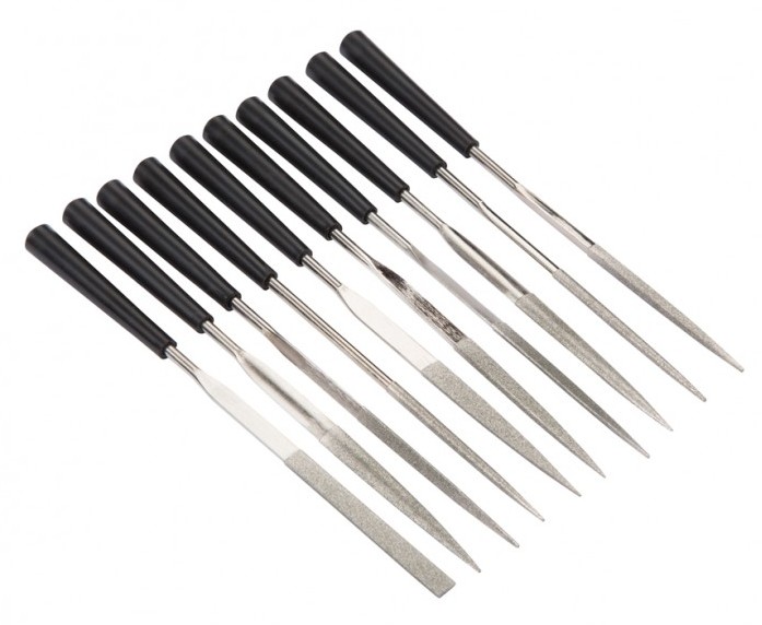 10 Piece Diamond File Set 145mm