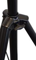 Heavy duty stand in black powder coated steel