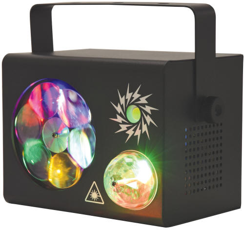 QTX Gobo Fireflash 4-in-1 LED & Laser Effect