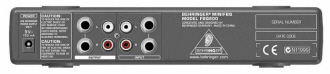 Behringer FBQ800 Graphic Equalizer (Rear)