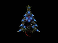 Velleman Blue Christmas Tree Mini Kit