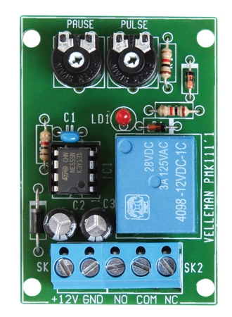 Velleman K8015 Multifunction Relay Switch Kit 3.4X1.5X1" 